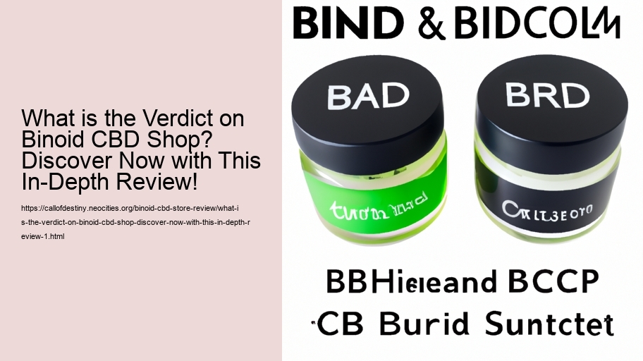 What is the Verdict on Binoid CBD Shop? Discover Now with This In-Depth Review!